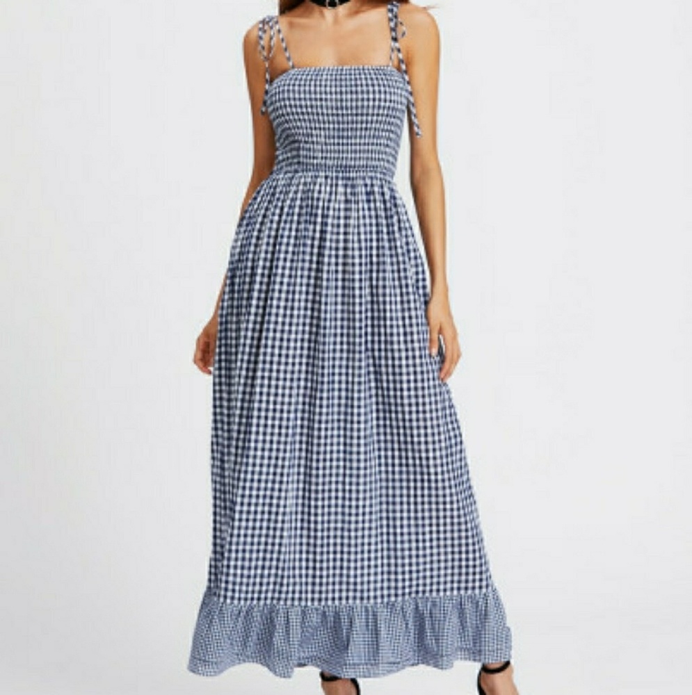 SHEIN Gingham Dress